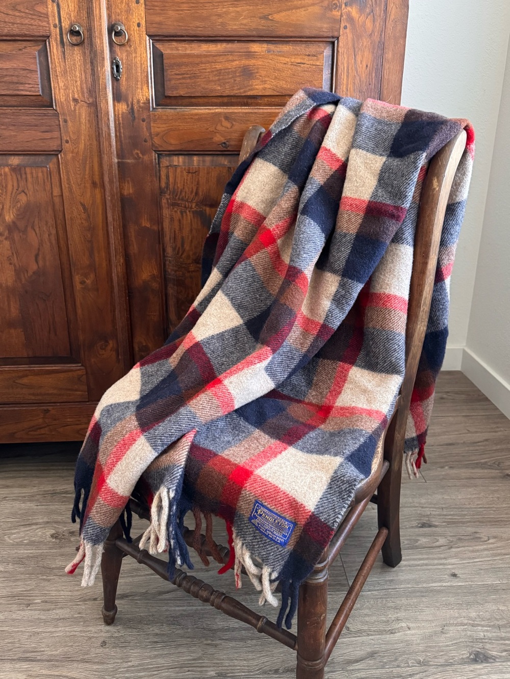 Pendleton Virgin Wool Throw Blanket Made In USA